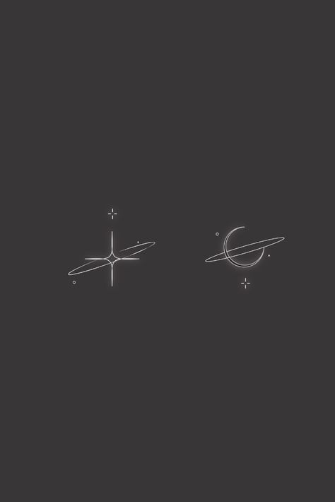 Universe Line Tattoo, Simple Astronomy Tattoo, Fine Line Cosmic Tattoo, Univers Tattoo Galaxies, Space Dust Tattoo, 4 Pointed Star Tattoo, Fallen Star Tattoo, Small Space Themed Tattoos, Supernova Tattoo Ideas