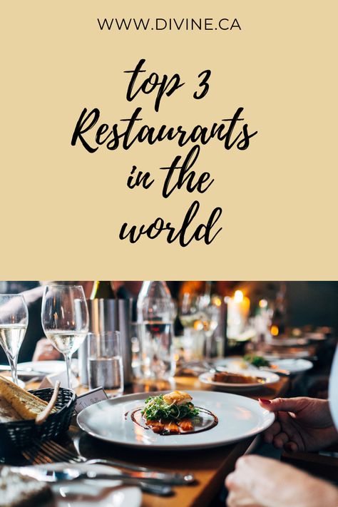 Are you traveling the world? Are you looking to eat at the best restaurant in the world? If you answered yes at both of these questions, we got you covered. We share with you three of the best restaurants in the world! Worlds Best Restaurants, Best Meat, Signature Dishes, Restaurant Offers, Celebrity Chefs, Easy Lunches, Italian Restaurant, Italian Dishes, Sweet Desserts