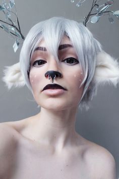 Faun Makeup Deer, Goat Makeup, Fawn Cosplay, Sheep Makeup, Satyr Cosplay, Faun Makeup, Faun Cosplay, Fawn Makeup, Satyr Costume