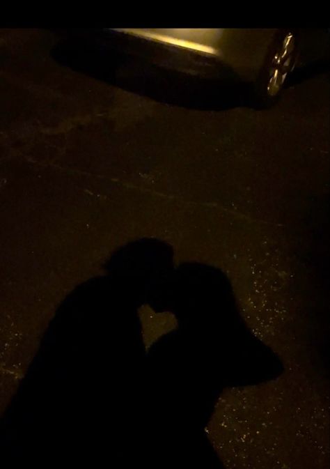 #couple #shadow #kissing #heart Couple Shadow Pic Night, Shadow Pictures Couple Night Aesthetic, Shadow Of Couple Kissing, Love Shadow Couple Black, Couple Shadow Aesthetic Dark, Heart Shadow Aesthetic Couple, Kissing Silhouette, Shadow Heart, Couple Shadow