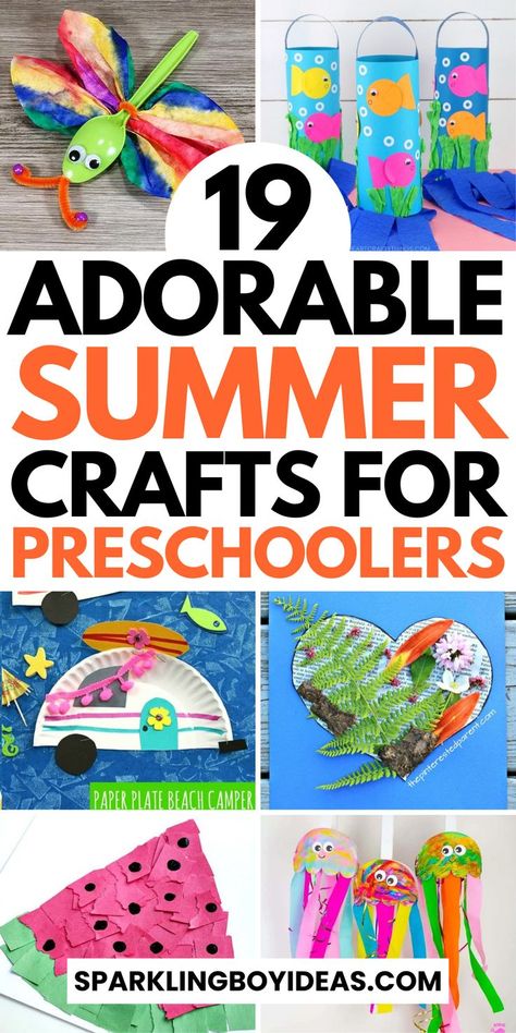 Summer crafts for preschoolers are here! Explore fun outdoor activities for preschoolers with our DIY summer crafts for kids, including preschool beach crafts and simple summer craft projects for kids. Dive into nature crafts for kids, easy summer crafts for toddlers, and engaging preschool summer arts and crafts. Discover educational crafts for toddlers, recycled crafts for preschoolers, and sun crafts for preschoolers. From paper plate crafts to summer-themed sensory bins, we've them all. Summer Crafts For Kids Preschool Easy, May Art For Preschoolers, Easy Summer Daycare Crafts, Cute Summer Crafts For Kids, Summertime Toddler Crafts, June Arts And Crafts For Preschoolers, Summer Break Crafts For Kids, Summer Art Projects For Kindergarten, Summer Craft Ideas For Toddlers