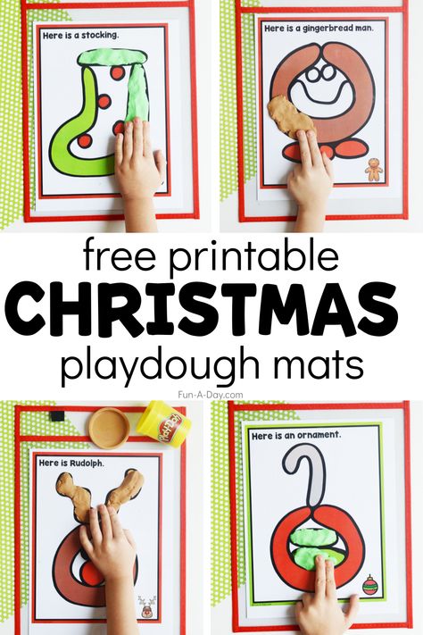 Click on the Fun-A-Day.com link to request your copy of the free printable Christmas playdough mats. Colorful and engaging, these play dough mats let kids practice important early literacy skills in hands-on, multi-sensory ways. Christmas Playdoh Mats Free, Christmas Play Doh Mats, Christmas Playdough Mats Free Printables, Play Doh Christmas Gift Free Printable, Christmas Playdough Mats, Christmas Play Dough, Prek Themes, Christmas Playdough, Christmas Lesson Plan