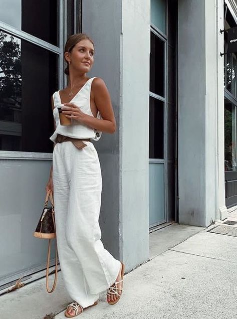 Simple Summer Outfits, Fashion Goals, Spring Fashion Trends, Summer Fashion Trends, White Dress Summer, Inspired Outfits, 가을 패션, Hippie Chic, Looks Style