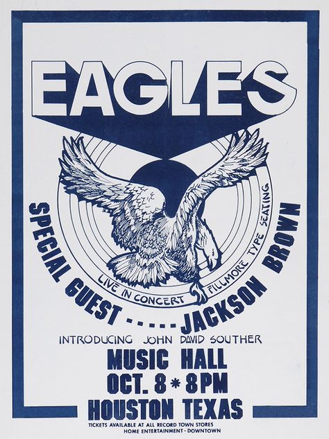 The Eagles Band Poster, 80s Concert Posters, Eagles Band Poster, The Eagles Poster, Eagles Album Covers, Red Dorm, Eagles Poster, Journey Poster, Musical Posters