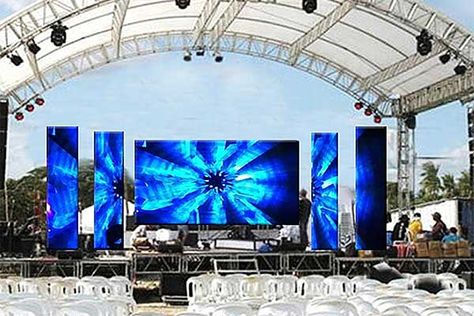 Led Screen, Led Stage Design, Wedding Led Screen Backdrop, Wedding Led Screen, Led Stage Design Events, Led Screen Stage Design, Curved Led Screen Stage Design, Stage With Led Screen, Outdoor Led Display Screen