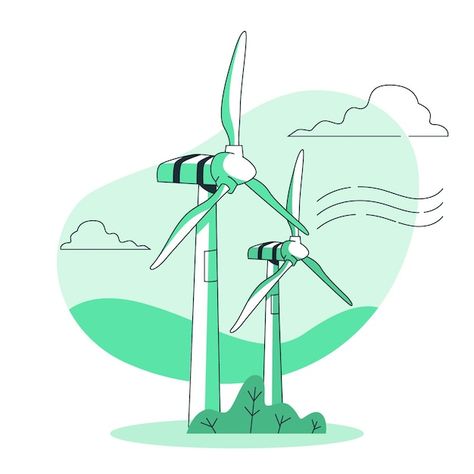 Wind Turbines Art, Solar Energy Design, Wind Turbine Blades, Create A Story, Cell Tower, City Vector, Future Soldier, Sustainable City, Offshore Wind