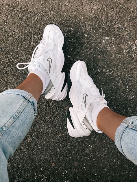 Nike Tc7900 Outfit Women, Nike Tc7900, Nike M2k, Outfit Women, Sneaker Head, Air Max Sneakers, White Sneaker, Nike Air Max, Nike Air