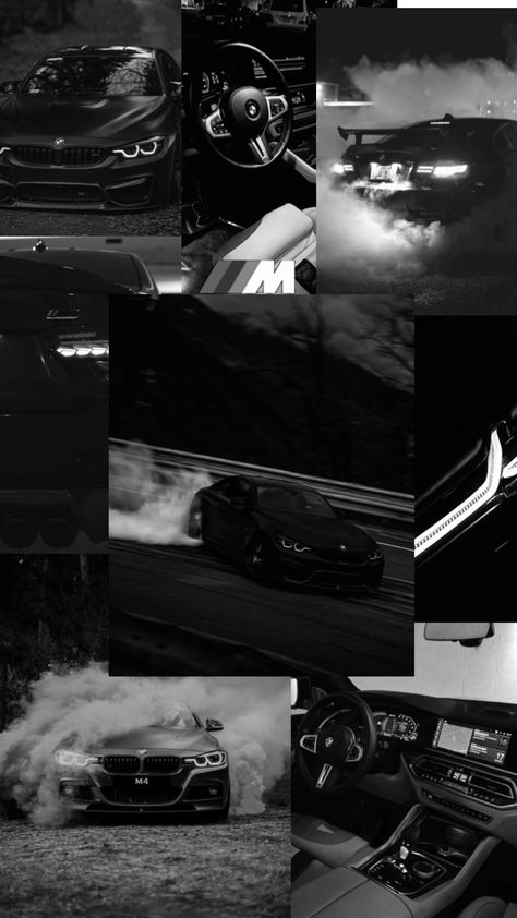 Aesthetic Bmw Wallpaper Iphone, Bmw Wallpapers Aesthetic, Car Themed Wallpaper, Bmw Black Aesthetic, Car Collage Wallpaper, Car Theme Wallpaper, Black Bmw Aesthetic, Aesthetic Bmw Wallpaper, Bmw Collage