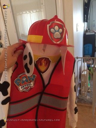 Marshall Paw Patrol Costume, Marshall From Paw Patrol, Paw Patrol Halloween Costume, Diy Paw Patrol, Costumes Homemade, Paw Patrol Costume, Marshall Paw Patrol, Homemade Costumes, Costume Diy