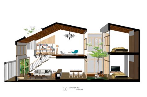 Minimalist Dekor, Narrow House Designs, Minimalist House, Two Storey House, Minimalist Home Interior, Narrow House, Minimal House Design, Minimalist House Design, Architecture Design Concept