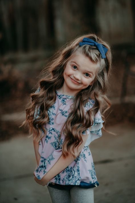 Girls Hairdos, Picture Day Hair, Girl Hairdos, Easy Little Girl Hairstyles, Girl Hair Dos, Easy Hairdos, Toddler Hairstyles Girl, Hair Homecoming