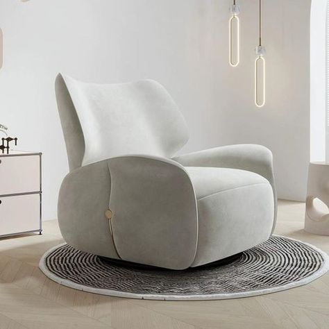 Sleek Recliner Chair Swivel Recliner Chair Modern, Reading Sofa, Diy Furniture Chair, Crib Accessories, Chair Luxury, Unique Chairs, Comfy Accent Chairs, Home Design Architecture, Luxury Sofa Design