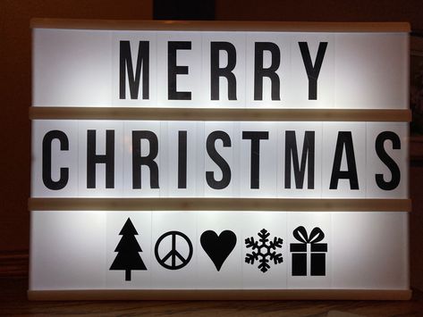 Light box Box Quotes, Light Box Quotes, Light Box Sign, Boxing Quotes, Winter Christmas, Christmas Lights, Light Box, Merry Christmas, Quotes