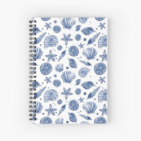 Coastal School Supplies, Beach School Supplies, Beachy School Supplies, Blue School Supplies, School Supplies Blue, Blue Stationary, Cute Notebooks For School, Aesthetic Notebooks, Pastel Notebook