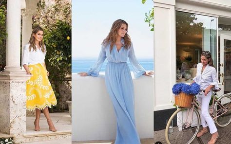 8 Style Lessons From Aerin Lauder Aerin Lauder Style, Her Packing List, Aerin Lauder, Nyc Fall, Instagram Family, Gala Events, Blue And White Dress, Maxi Styles, Ferragamo Shoes