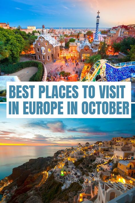 12 Best Places To Visit in Europe in October (2023 Edition) Europe In October, October Travel, Places To Visit In Europe, Autumn Travel, Beach Destinations, Plitvice Lakes National Park, Plitvice Lakes, European Destinations, Visit Europe