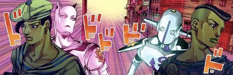 yoshikage kira & josefumi kujo | jojolion Yoshikage Kira, Twitter Header Photos, Jojo Parts, Jojo Anime, Anime Nerd, Header Photo, Manga Covers, Jojo Bizzare Adventure, Anime Scenery Wallpaper