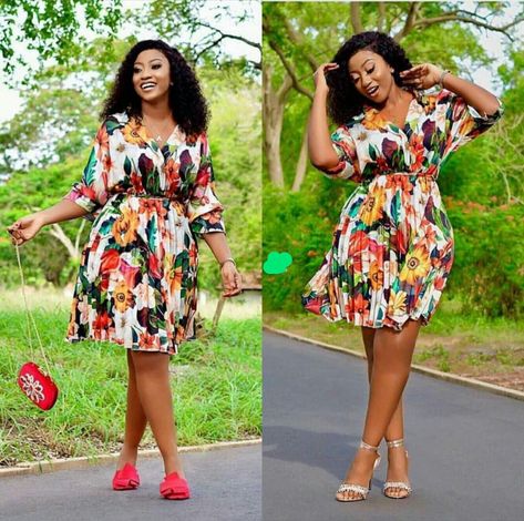 Latest Chiffon Short Gown Styles In Nigeria, Vintage Material Gown Styles In Nigeria, Chiffon Bubu Gown Styles Short, Short Gown Styles For Vintage Material, Flower Chiffon Gown Styles In Nigeria, Latest Chiffon Short Gown Styles, Chiffon Short Gown Styles In Nigeria, Simple Chiffon Short Gown Styles, Chiffon Dress Casual Nigeria