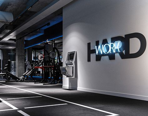 Q-fit/ show room/ 2022 auf Behance Personal Training Studio Design, Alpha Gym, Commercial Gym Design, Small Home Gym Ideas, Boutique Gym, Dream Gym, Gym Design Interior, Small Home Gym, Hotel Lobby Design