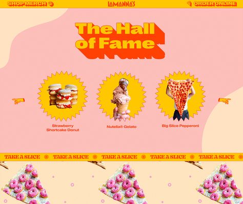 Lamanna · Typewolf Bakery Portfolio, Colorful Website Design, Modern Bakery, 블로그 디자인, Bakery Website, Future Website, Custom T Shirts Design, Website Design Inspiration Layout, Website Landing Page