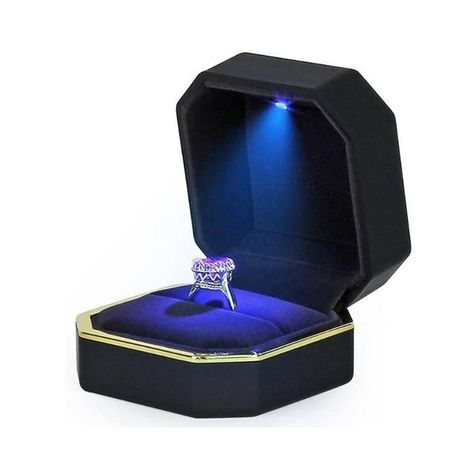 LED Illuminated Luxury Velvet Ring Box 20.65 and FREE Shipping Tag a friend who would love this! Active link in BIO #love #instagood #fashion #photooftheday #photography #art Wedding Ring Case, Led Jewelry, Piano Painting, Luxury Couple, Velvet Wedding, Ring Case, Luxury Ring, Velvet Interior, Precious Rings