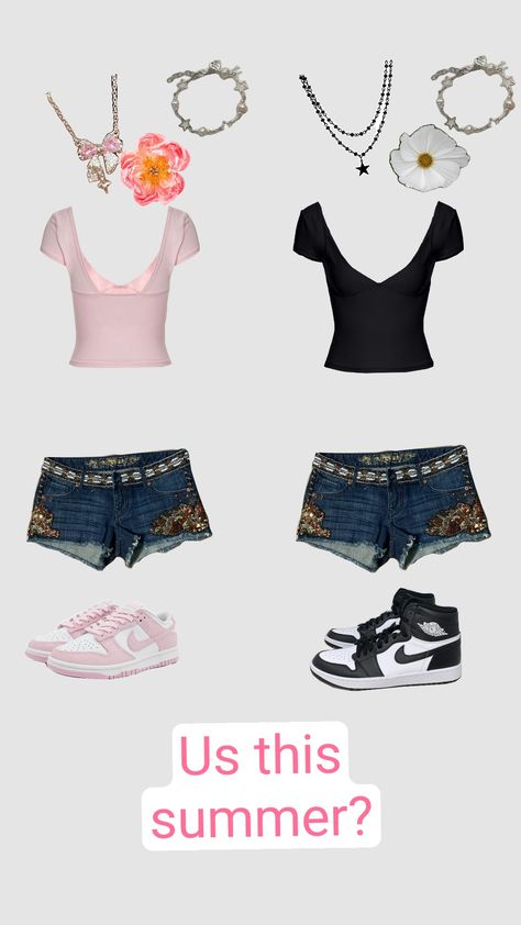 #Us#Summer#Cute#Matching#outfit Matching Bff Outfits, Outfits Layout, Matching Bff, Layout Aesthetic, Bestie Outfits, Matching Outfits Best Friend, Bff Outfits, Outfit Layout, Cute Matching