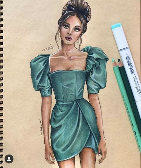 Fashion Sketchbook Inspiration, Fashion Model Sketch, Fashion Illustration Poses, Fashion Illustration Collage, Fashion Design Books, Dress Illustration, Dress Design Drawing, Fashion Illustration Sketches Dresses, Fashion Design Collection