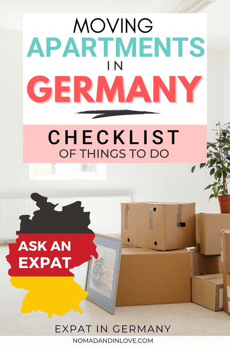 Renting in Germany? Use this Moving To Germany checklist to help make your move a little less stressful. This guide explains exactly what you can expect after signing the rental contract for your new apartment in Germany. From the apartment handover process, how to sign-up for electricity to van hire. | Germany apartment | Living in Germany | moving abroad germany | expat in germany | Berlin relocation guide | moving to Berlin | relocating to germany | Things To Do When Moving, Germany Apartment, Moving Into An Apartment, Rental Contract, Living In Germany, Moving To Germany, Moving Apartment, Berlin Apartment, Moving Abroad