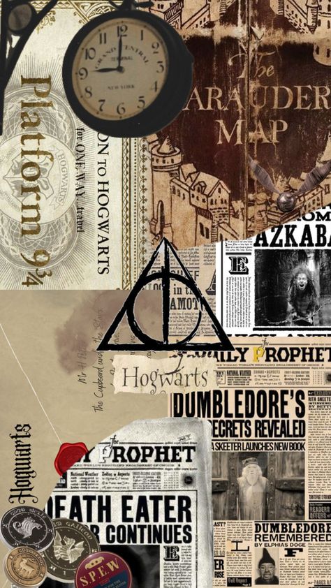 Harry Potter Mood Board, Harry Potter 9, Simple Makeup Looks, Harry Potter Aesthetic, Wallpaper Art, Harry Potter Hogwarts, Vintage Wallpaper, Simple Makeup, Art Quotes