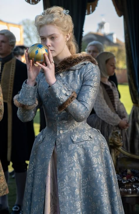 The Great Katherine, The Great Outfits, The Great Series, The Great Catherine, 1700 Dress, The Great Costumes, Cute Coats, Catherine The Great, Old Fashion Dresses