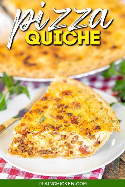 Bacon Pimento Cheese, Fruit Salad With Cream, Frozen Fruit Salads, Bacon And Cheese Quiche, Pizza Quiche, Candied Pecans Recipe, Delicious Quiche, Quiche Recipes Easy, Fruit Salad Easy