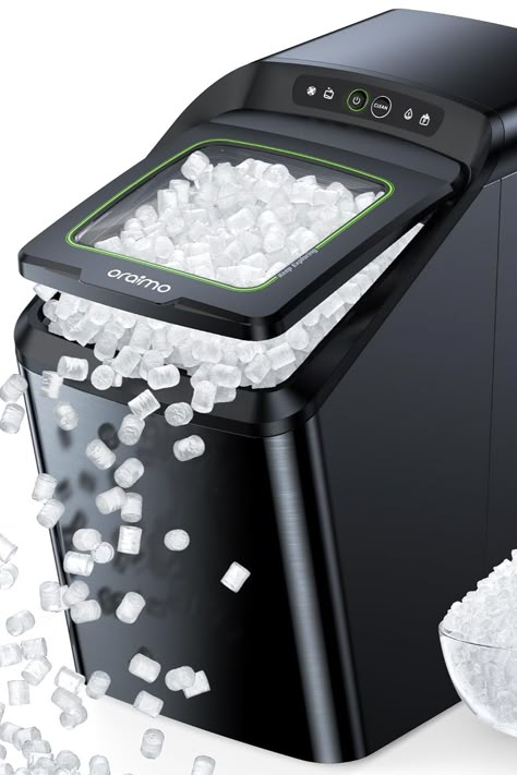 Food Maker Machines, Countertop Nugget Ice Maker, Ice Machine In Kitchen, Pebble Ice Machine, Pebble Ice Maker, Pebble Ice, Sonic Ice Maker, Crushed Ice Maker, Sonic Ice