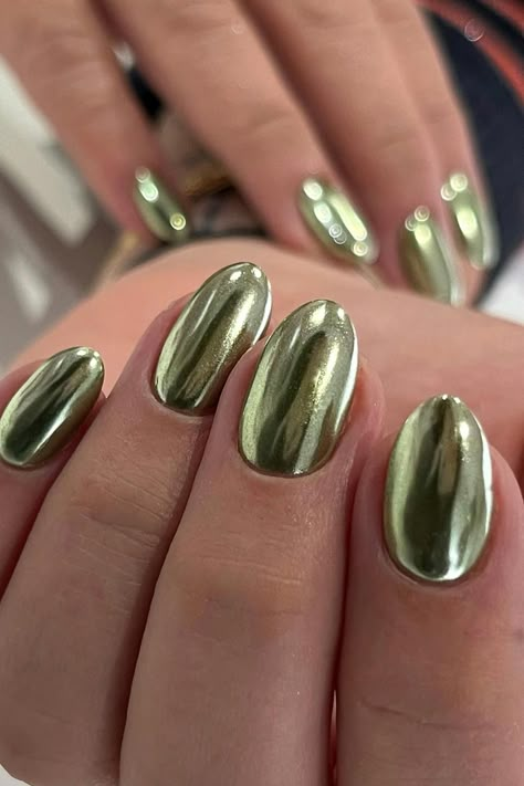 Nagellack Trends, Chrome Nails Designs, Chrome Nail, Metallic Nails, Nail Swag, Nails 2024, Funky Nails, Chic Nails, Nail It