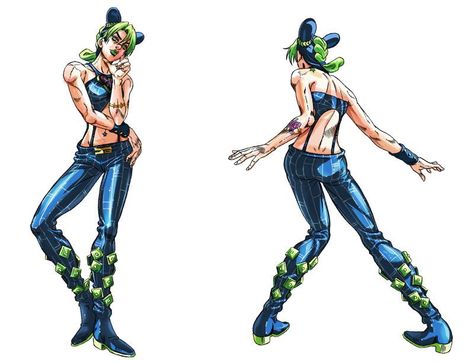 Jolyne Kujo, Losing My Religion, Jojo Parts, Jojo's Bizarre Adventure Anime, Cool Poses, Cartoon Icons, Jojo Bizzare Adventure, Best Artist, Fashion Poses