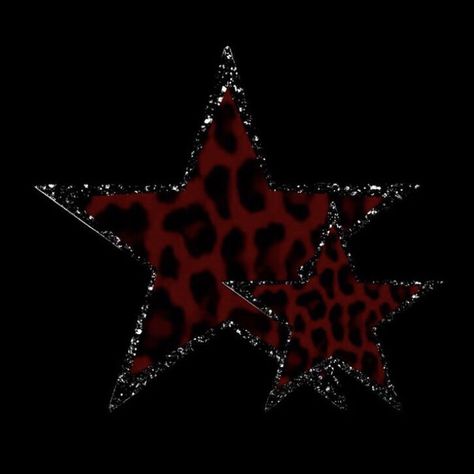 Red Animal Print Wallpaper, Strawberry Black Background, Red And Black 2000s Emo Wallpaper, Glitter Goth Aesthetic, Y2k Phone Widget, Red Trashy Y2k, Mall Goth Background, Red Icon Black Background, Mall Goth Icons