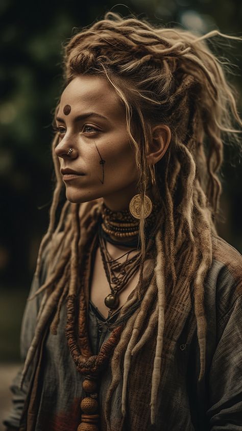 Discover 24 extraordinary dreadlock hairstyles for women. Unleash your true beauty with these stunning designs and let your individuality shine Boho Dreadlocks Hairstyles, Bridal Dreadlock Hairstyles, Unique Dreadlock Hairstyles, Hairstyles With Dreads, Women With Dreads, Dreadlock Women, Dreadlock Hairstyles For Women, Dreadlock Updo, Female Dreadlocks Styles