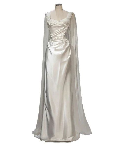 Satin Light Wedding Dress French White 🤍 Color: White Waist type: high waist Size: XS,S,M,L,XL,XXL,XXXL Skirt length: long skirt Sleeve length: sleeveless Popular elements: zipper #vestigefashion Wedding Dress French, Light Wedding Dress, Light Wedding Dresses, White Satin Dress, Goddess Costume, Fairy Tale Wedding Dress, Light Wedding, Satin Long Sleeve, Wedding Dresses Satin