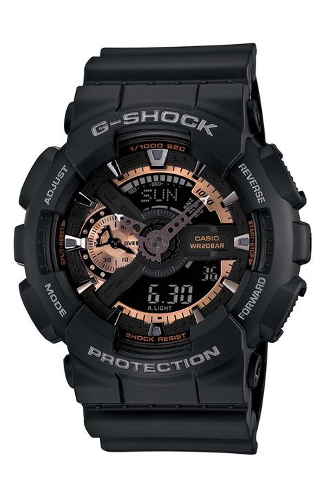 G-Shock Rose Gold Dial Watch Baby G Shock, Gold Watches For Men, G Shock Men, Octavia Blake, Casio G Shock Watches, Casio Watches, Valley City, Paracord Beads, Fancy Watches