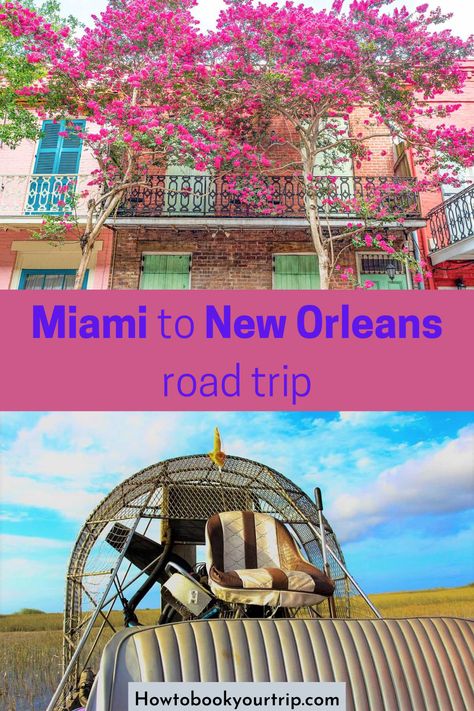 This ultimate Miami to New Orleans road trip itinerary ensures that you arrive in NOLA in the highest possible spirits. Let's go now! Nouvelle Orleans, Perfect Road Trip, New Orleans Travel, Jacksonville Fl, Pensacola Beach, Panama City Beach, Pier Fishing, Island Resort, Panama City Panama