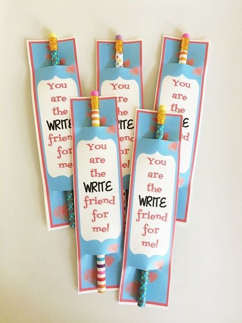 You are the write friend for me Valentine Printables Valentine Free Printables, Pencil Valentine, Valentine Printables, Valentine Gifts For Kids, Pencil Gift, Valentines Printables Free, Classroom Gifts, My Funny Valentine, Valentine Box