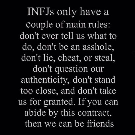 Rule number Infj Woman, Myers Briggs Infj, I Talk To Myself, Talk To Myself, Intj And Infj, Infj Type, Infj Mbti, Infj Personality Type, Makes Me Laugh