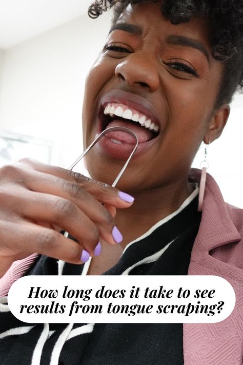 Like any health routine, using a tongue scraper requires consistency and patience to see notable results. In this blog post, we'll explore the benefits of tongue scraping and discuss how long it takes to experience the positive effects. Tongue Scraping, Newborn Feeding, Tongue Scraper, Health Guru, Tongue Health, Unwanted Facial Hair, Health Routine, Nail Care Tips, The Tongue