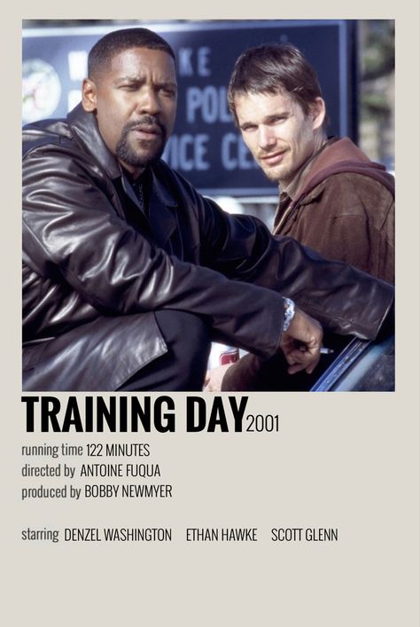 Training Day Movie Poster, Training Day Movie, Polaroid Movie Poster, Movies To Watch Teenagers, Most Paused Movie Scenes, Social Life Hacks, Movies Box, Polaroid Poster, Film Posters Vintage