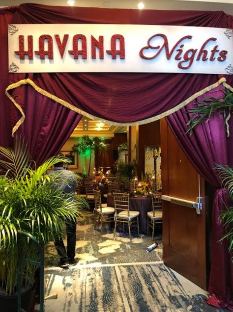 Sweet Servings Events | Havana Nights | PartySlate Havana Nights Pool Party, Havana Nights Quinceanera, Cuban Theme Party Havana Nights, Havana Theme Party, Havana Nights Party Theme, Havana Nights Theme, Havana Party, Cuban Party, Night Pool Party