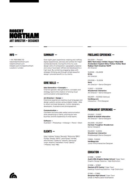 Robert Northam, art director/designer Cv Layout, Magazine Prints, Cv Ideas, Cv Website, Schedule Poster, Cv Inspiration, Resume Ideas, Resume Layout, Portfolio Resume