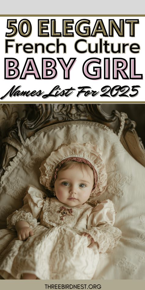 50 Elegant and Popular French Girl Names with Meanings - This Little Nest
Elegant french baby girl names you'll adore. 
girl names list 2025, baby names list 2025 French Girl Names With Meaning, Old French Names, British Girl Names, Words As Names, Name Ideas For Stories, French Names Female, French Baby Names Girls, City Names For Babies, Girl Names French