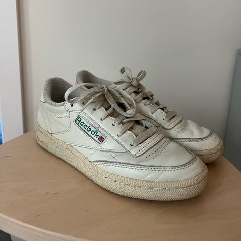 Gently worn Reebok club c vintage sneakers Reebok Club C Vintage, Reebok Shoes Women, 90s Sneakers, Club C 85 Vintage, Reebok Club C 85, Club C 85, Vintage Sneakers, Reebok Club C, Vintage Reebok