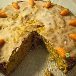 Swiss Almond Carrot Cake (Aargauer Rueblitorte) - Allrecipes.com Marzipan Carrots, Carrot Recipes Dessert, Dairy Free Carrot Cake, Carrot Desserts, Swiss Cake, Ricotta Cake, Cooked Carrots, Dutch Recipes, Easter Cakes