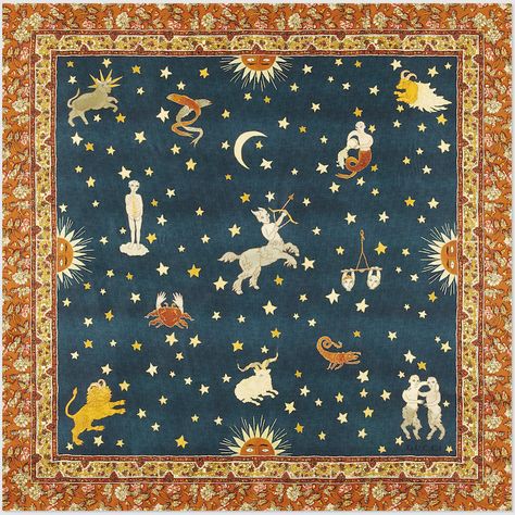 New For Fall: Gucci Zodiac Scarf That Looks Familiar...! – Star Sign Style Gucci Scarves, Scarves For Men, Men's Scarves, Gucci Scarf, Slim Aarons, Italy Print, Zodiac Constellations, Drawing Inspo, Designer Scarves