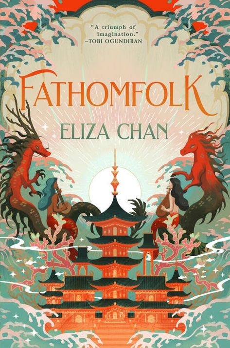 Fathomfolk (Drowned World, #1) by Eliza Chan | Goodreads Madwoman In The Attic, Asian Mythology, Asian Books, Civil Unrest, Beautiful Bookshelf, Fantasy Novel, East Asian, Safe Haven, First Novel